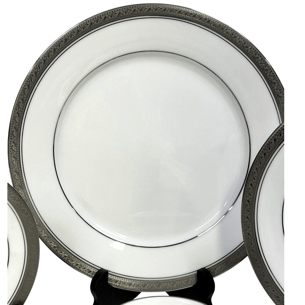 Noritake Legendary Crestwood Platinum 4166 Fine China 5-Piece Place Setting - Picture 5 of 10